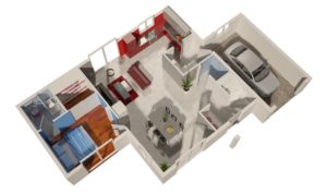 Plan de maison neuve en 3D